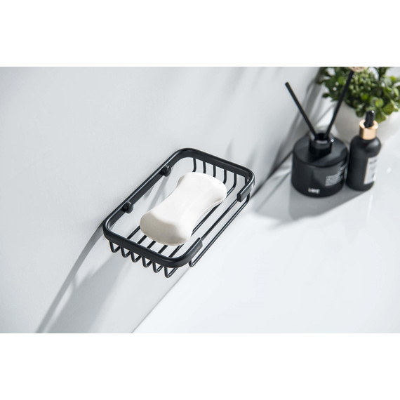 Мыльница Aquatek  AQ4946MB, цвет чёрный матовый фото 3