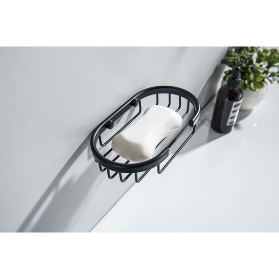 Мыльница Aquatek  AQ4956MB, цвет чёрный матовый фото 2