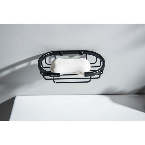 Мыльница Aquatek  AQ4956MB, цвет чёрный матовый фото 3