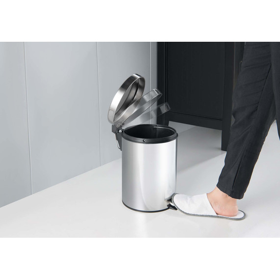 Ведро для мусора с педалью Aquatek 5 л AQ4991CR - 5 Ведро для мусора с педалью Aquatek 5 л AQ4991CR фото 5