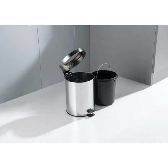 Ведро для мусора с педалью Aquatek 5 л AQ4991CR - 3 Ведро для мусора с педалью Aquatek 5 л AQ4991CR фото 3