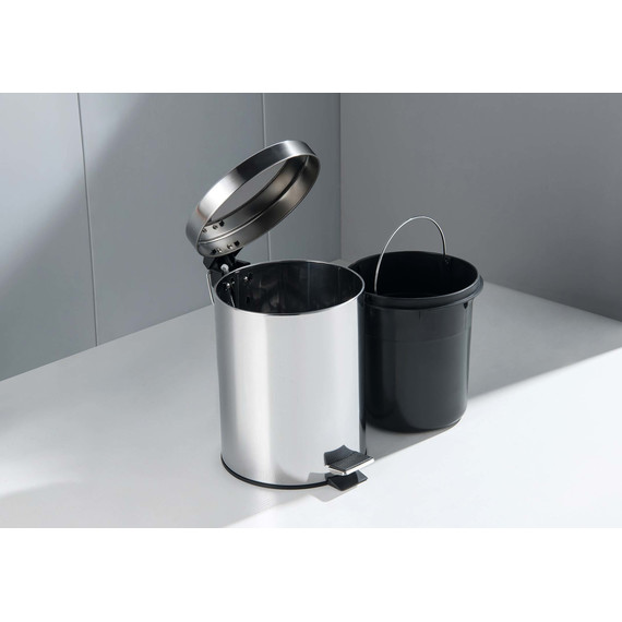 Ведро для мусора с педалью Aquatek 5 л AQ4991CR - 2 Ведро для мусора с педалью Aquatek 5 л AQ4991CR фото 2