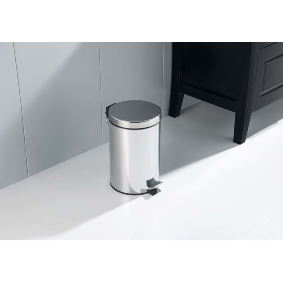 Ведро для мусора с педалью Aquatek 8 л AQ4992CR фото 5