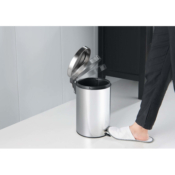 Ведро для мусора с педалью Aquatek 8 л AQ4992CR фото 3