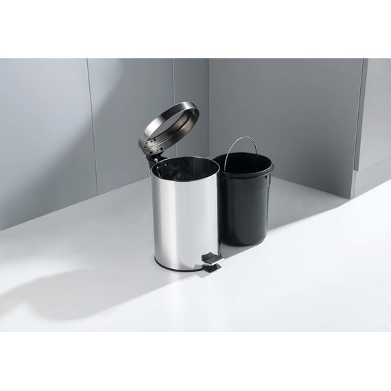 Ведро для мусора с педалью Aquatek 8 л AQ4992CR фото 2