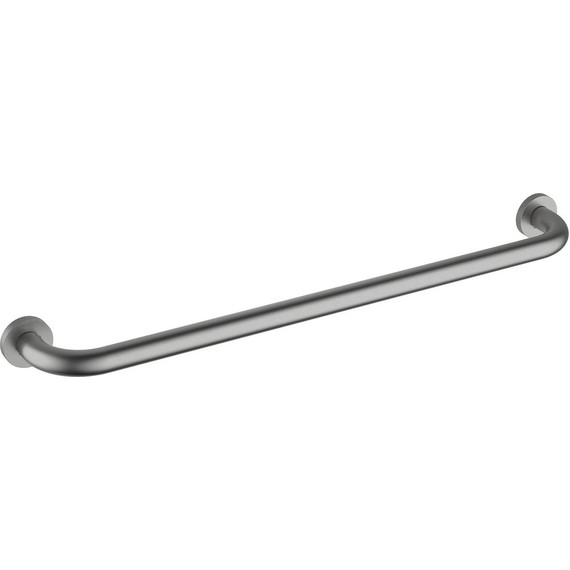 Поручень для ванны Aquatek 65 см AQ4996BGM, цвет чёрный хром шлифованный фото 2