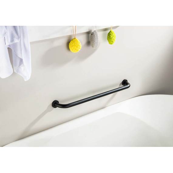 Поручень для ванны Aquatek  AQ4996MB, цвет чёрный матовый фото 4