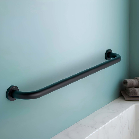 Поручень для ванны Aquatek  AQ4996MB, цвет чёрный матовый фото 5