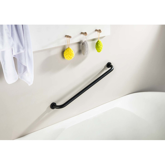 Поручень для ванны Aquatek  AQ4996MB, цвет чёрный матовый фото 3