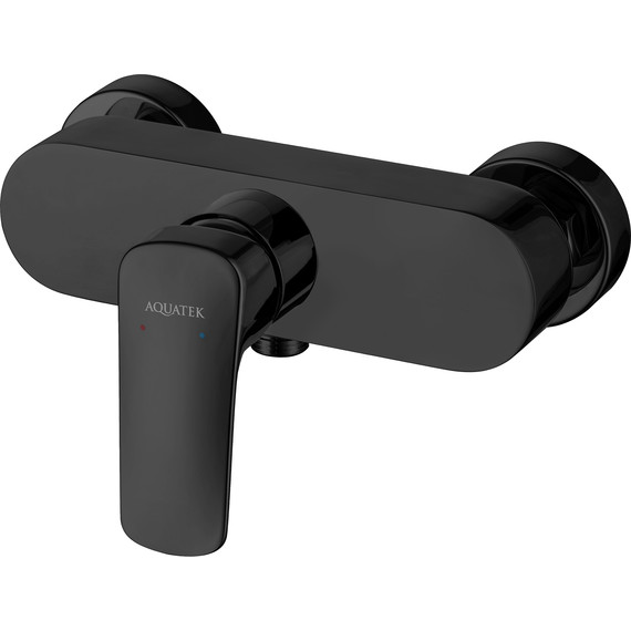 Смеситель для душа Aquatek Вега AQ1060MB, чёрный матовый, Цвет производителя: чёрный матовый фото 2