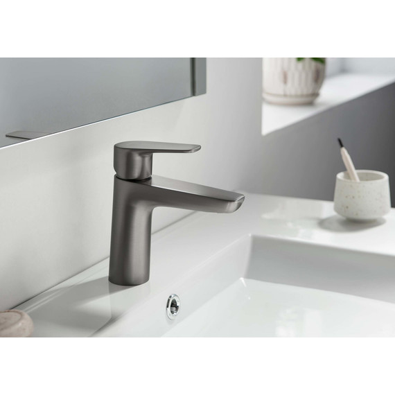 Смеситель для раковины Aquatek Бетта AQ1110BGM, чёрный хром шлифованный, Цвет производителя: оружейная сталь фото 7