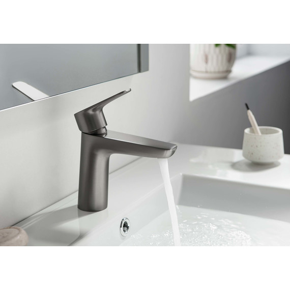 Смеситель для раковины Aquatek Бетта AQ1110BGM, чёрный хром шлифованный, Цвет производителя: оружейная сталь фото 8