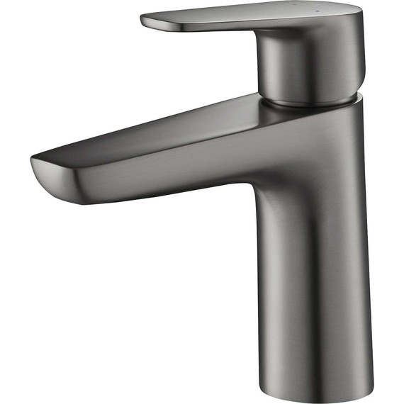 Смеситель для раковины Aquatek Бетта AQ1110BGM, чёрный хром шлифованный, Цвет производителя: оружейная сталь фото 4