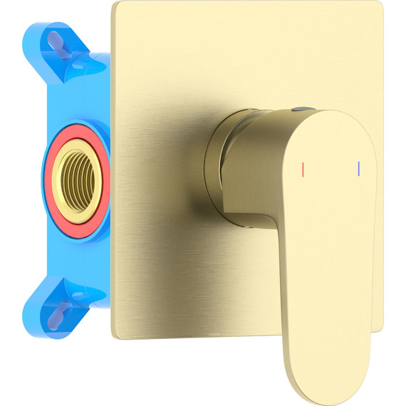 Смеситель для душа Aquatek Оберон AQ1266BG (со скрытой частью) золото шлифованное, Цвет производителя: золото шлифованное фото 2