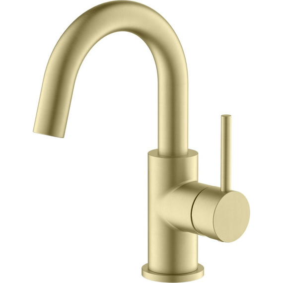 Смеситель для раковины Aquatek Европа AQ1307BG, золото шлифованное, Цвет производителя: золото шлифованное фото 2