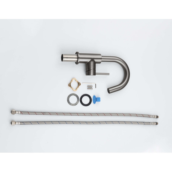 Смеситель для раковины Aquatek Европа AQ1307BGM, чёрный хром шлифованный, Цвет производителя: оружейная сталь - 5 Смеситель для раковины Aquatek Европа AQ1307BGM, чёрный хром шлифованный, Цвет производителя: оружейная сталь фото 5