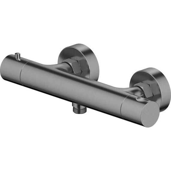 Смеситель для душа Aquatek Европа AQ1363BGM, чёрный хром шлифованный, Цвет производителя: оружейная сталь фото 2