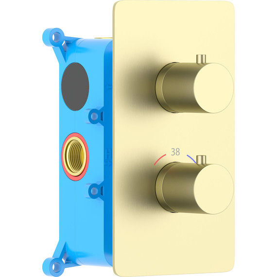 Смеситель для душа Aquatek Европа AQ1391BG (со скрытой частью) золото шлифованное, Цвет производителя: золото шлифованное фото 2