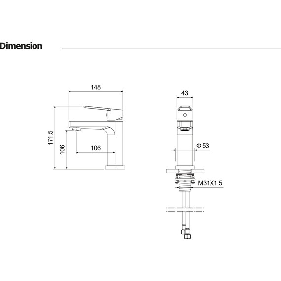 Смеситель для раковины Aquatek Лугано AQ1710CR - 6 Смеситель для раковины Aquatek Лугано AQ1710CR фото 6