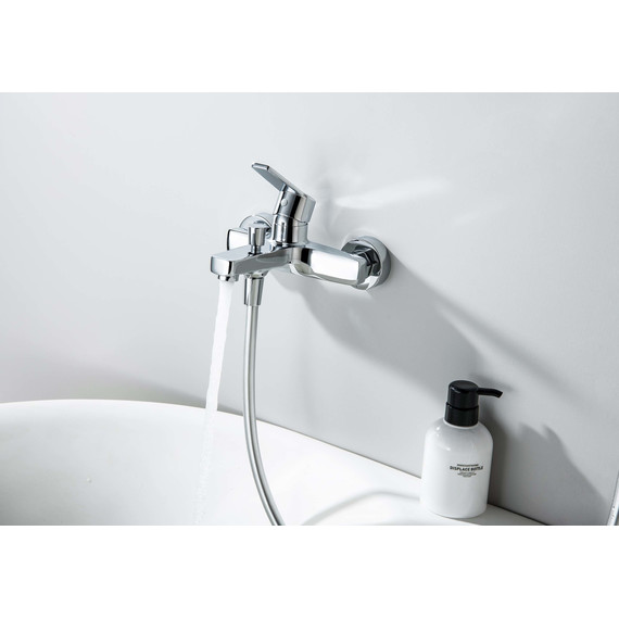 Смеситель для ванны Aquatek Лугано AQ1748CR (с душевым гарнитуром) фото 6