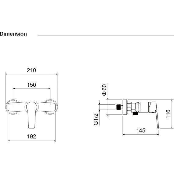 Смеситель для душа Aquatek Лугано AQ1760CR фото 6