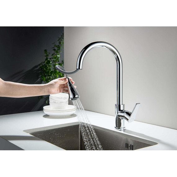 Смеситель для кухни Aquatek Лугано AQ1784CR фото 2