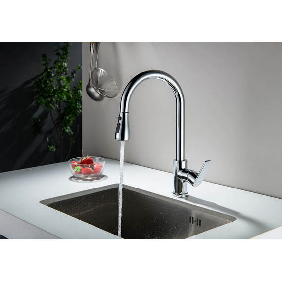 Смеситель для кухни Aquatek Лугано AQ1784CR фото 5