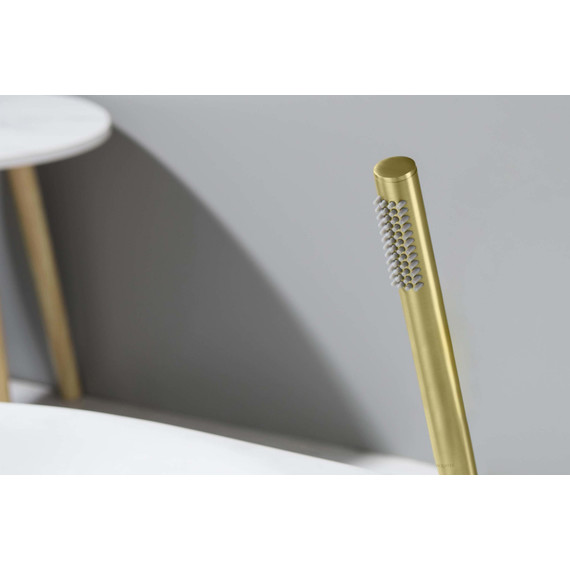 Ручной душ Aquatek Европа AQ2002BG, золото шлифованное фото 4