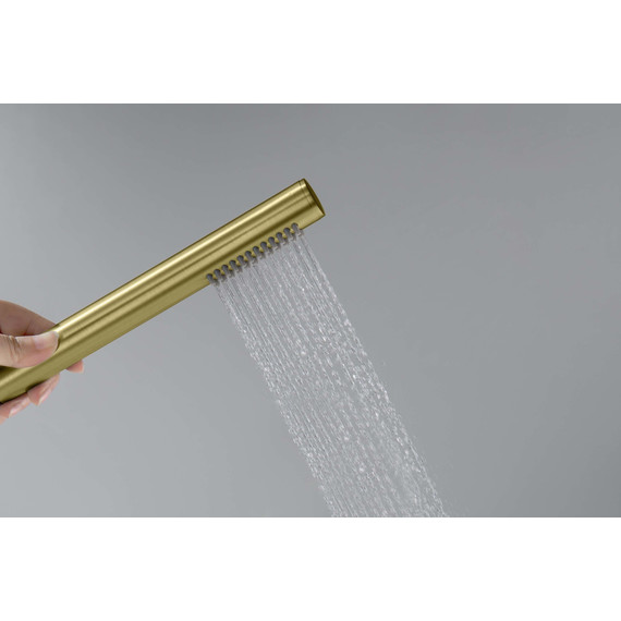 Ручной душ Aquatek Европа AQ2002BG, золото шлифованное фото 6