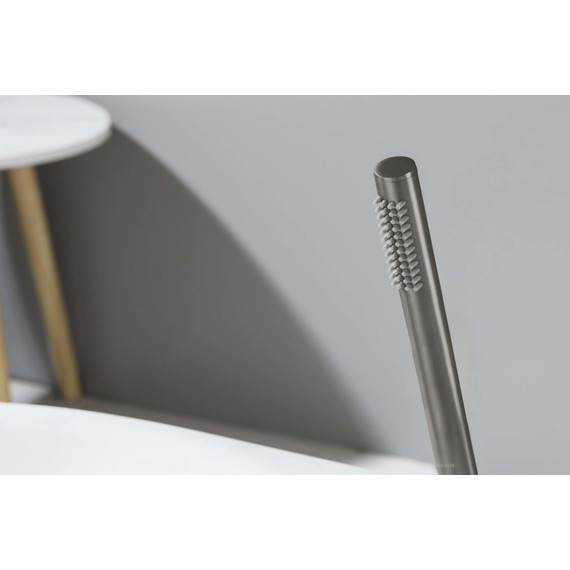 Ручной душ Aquatek Европа AQ2002BGM, чёрный хром шлифованный - 4 Ручной душ Aquatek Европа AQ2002BGM, чёрный хром шлифованный фото 4