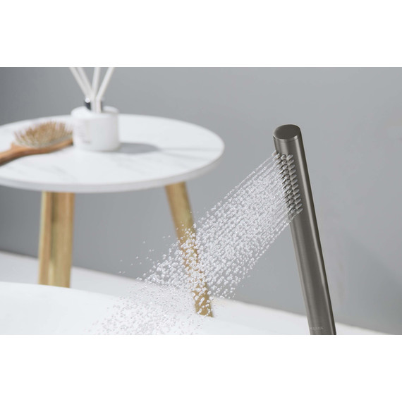 Ручной душ Aquatek Европа AQ2002BGM, чёрный хром шлифованный - 5 Ручной душ Aquatek Европа AQ2002BGM, чёрный хром шлифованный фото 5