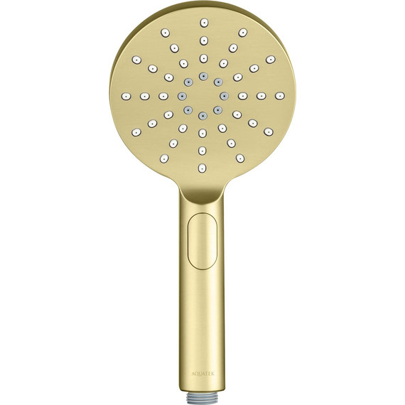 Ручной душ Aquatek Оберон AQ2006BG, золото шлифованное фото 3
