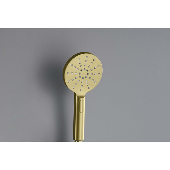 Ручной душ Aquatek Оберон AQ2006BG, золото шлифованное фото 4