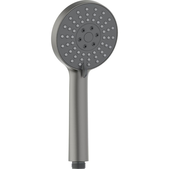 Ручной душ Aquatek Бетта AQ2009BGM, чёрный хром шлифованный - 2 Ручной душ Aquatek Бетта AQ2009BGM, чёрный хром шлифованный фото 2