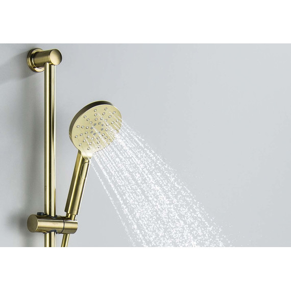 Душевой гарнитур Aquatek Оберон AQ2016BG, золото шлифованное фото 8