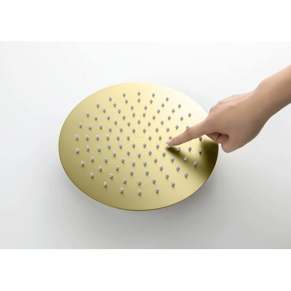 Верхний душ Aquatek 250x250 AQ2073BG, золото шлифованное фото 8