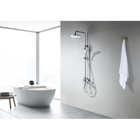 Душевая стойка Aquatek Лугано AQ2740CR - 12 Душевая стойка Aquatek Лугано AQ2740CR фото 12