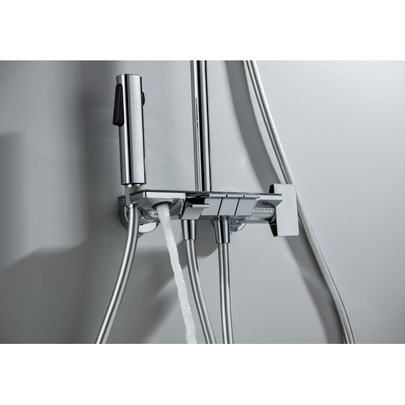 Душевая стойка Aquatek Поларис AQ3040CR (с гигиеническим душем), Цвет производителя: хром фото 12