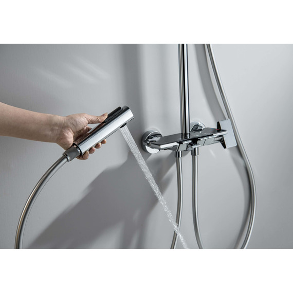 Душевая стойка Aquatek Поларис AQ3040CR (с гигиеническим душем), Цвет производителя: хром фото 13