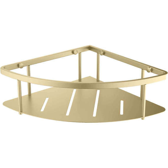 Полка угловая Aquatek AQ4926BG, цвет золото шлифованное - 3 Полка угловая Aquatek AQ4926BG, цвет золото шлифованное фото 3