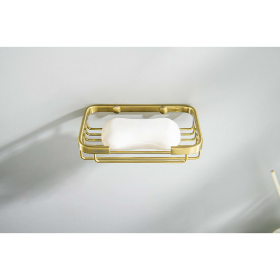 Мыльница Aquatek AQ4946BG, цвет золото шлифованное фото 3