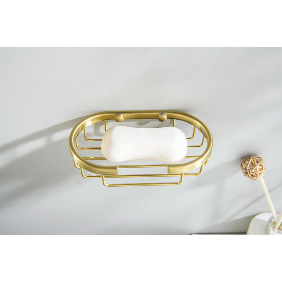 Мыльница Aquatek AQ4956BG, цвет золото шлифованное фото 3