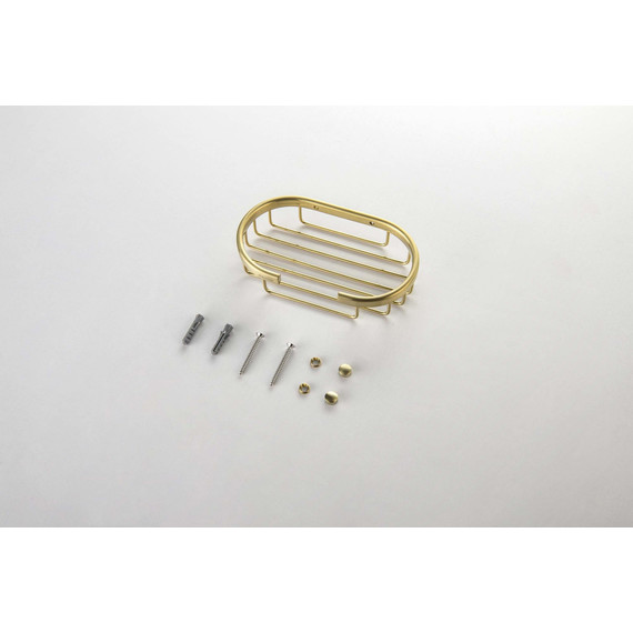 Мыльница Aquatek AQ4956BG, цвет золото шлифованное фото 4