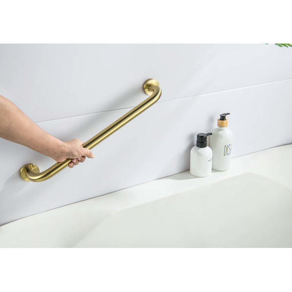 Поручень для ванны Aquatek 45 см AQ4995BG, цвет золото шлифованное фото 5