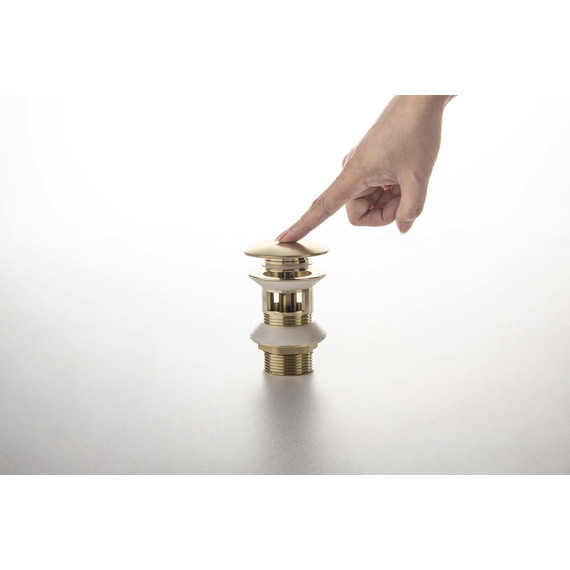 Донный клапан Aquatek AQ6002BG, золото шлифованное - 4 Донный клапан Aquatek AQ6002BG, золото шлифованное фото 4