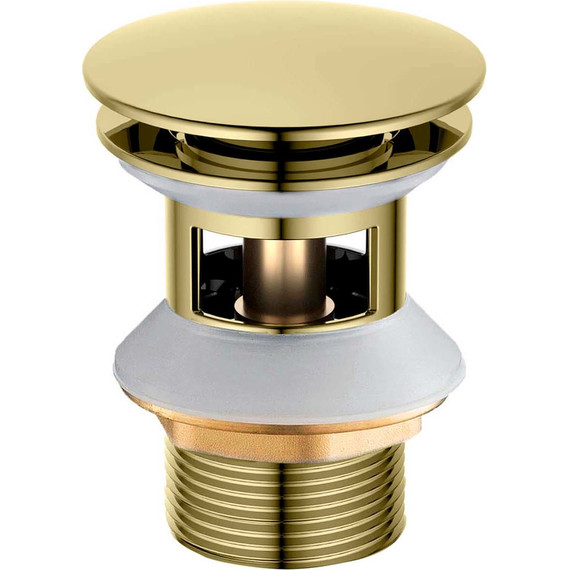 Донный клапан Aquatek AQ6002PG, золото полированное - 7 Донный клапан Aquatek AQ6002PG, золото полированное фото 7