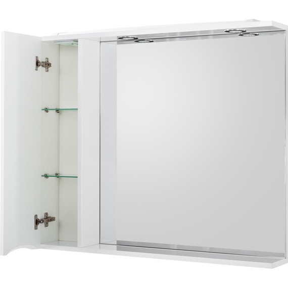 Зеркало-шкаф BelBagno 80 см MARINO-SPC-800/750-1A-BL-P-L, Bianco Lucido - 5 Зеркало-шкаф BelBagno 80 см MARINO-SPC-800/750-1A-BL-P-L, Bianco Lucido фото 5