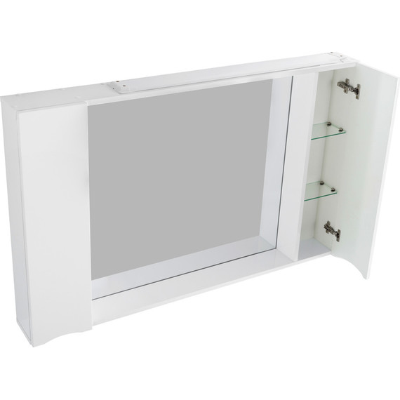 Зеркало-шкаф BelBagno 120 см MARINO-SPC-1200/750-2A-BL-P, Bianco Lucido - 5 Зеркало-шкаф BelBagno 120 см MARINO-SPC-1200/750-2A-BL-P, Bianco Lucido фото 5