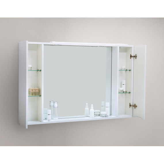 Зеркало-шкаф BelBagno 100 см MARINO-SPC-1000/750-2A-BL-P, Bianco Lucido - 8 Зеркало-шкаф BelBagno 100 см MARINO-SPC-1000/750-2A-BL-P, Bianco Lucido фото 8