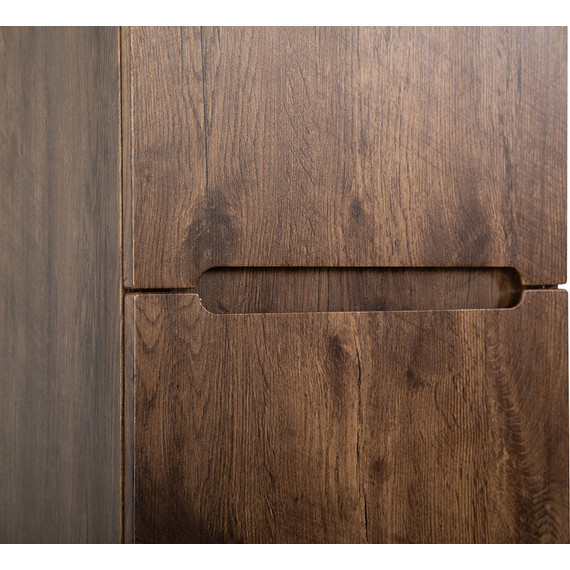 Пенал подвесной BelBagno ETNA-1500-2A-SC-RW-P-L 40 см, левый, Rovere Moro фото 5